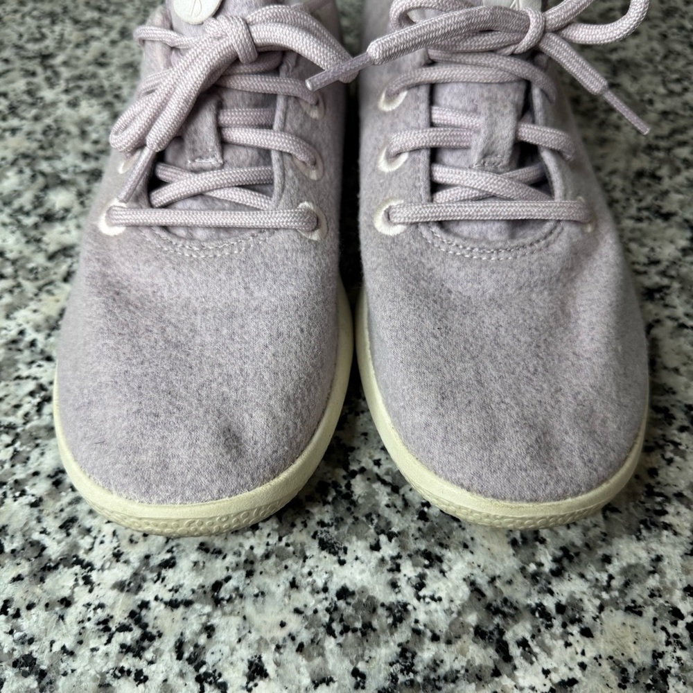 Allbirds Savana Dawn Light Purple Wool Runners Lace Up Low Top Sneaker Size 8 - Picture 6 of 11